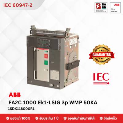 ABB FA2C 800 Ek1-LSIG 3p WMP 50KA