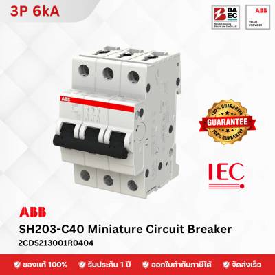 ABB Miniature Circuit Breaker SH203-C 40A 3P 6KA