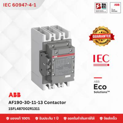 ABB Contactor AF190-30-11-13 (100–250V AC/DC Coil)