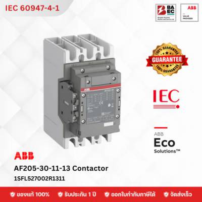 ABB Contactor AF205-30-11-13 (100–250V AC/DC Coil)